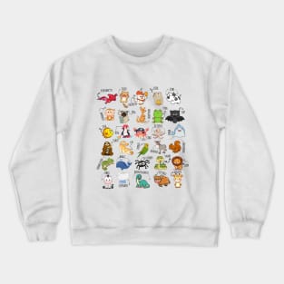 Cute animal t-shirt Crewneck Sweatshirt